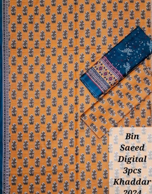 Bin Saeed Unstitched Digital Printed Khaddar Collection