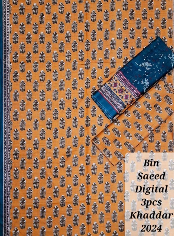 Bin Saeed Unstitched Digital Printed Khaddar Collection