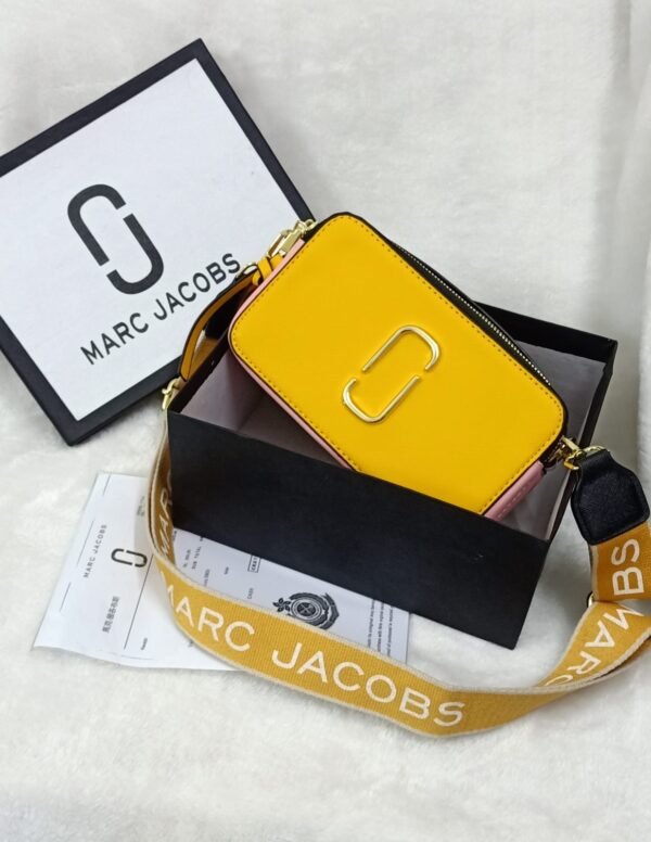 Premium Women’s Crossbody Bag - Elegant Design with Adjustable Strap - Mustard - Image 3
