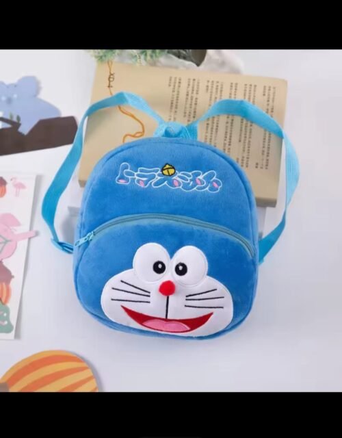 Premium Quality Cartoon Character Backpack for Small Kids - Doraemon