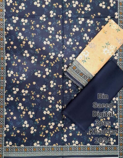 Bin Saeed Unstitched Digital Printed Khaddar Collection