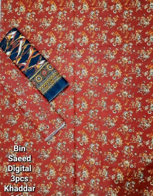 Bin Saeed Unstitched Digital Printed Khaddar Collection