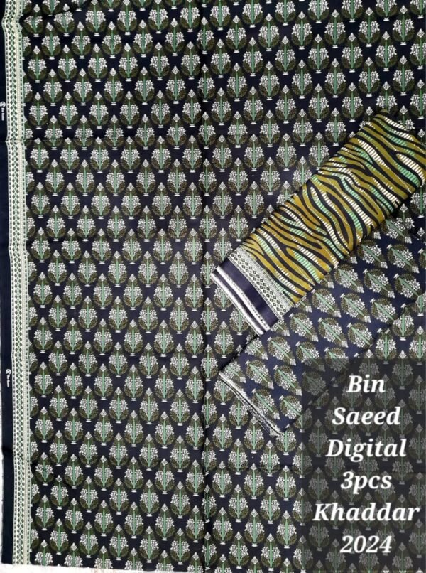 Bin Saeed Unstitched Digital Printed Khaddar Collection