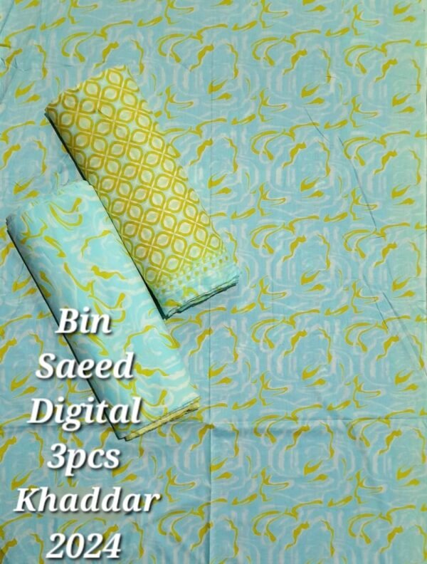 Bin Saeed Unstitched Digital Printed Khaddar Collection