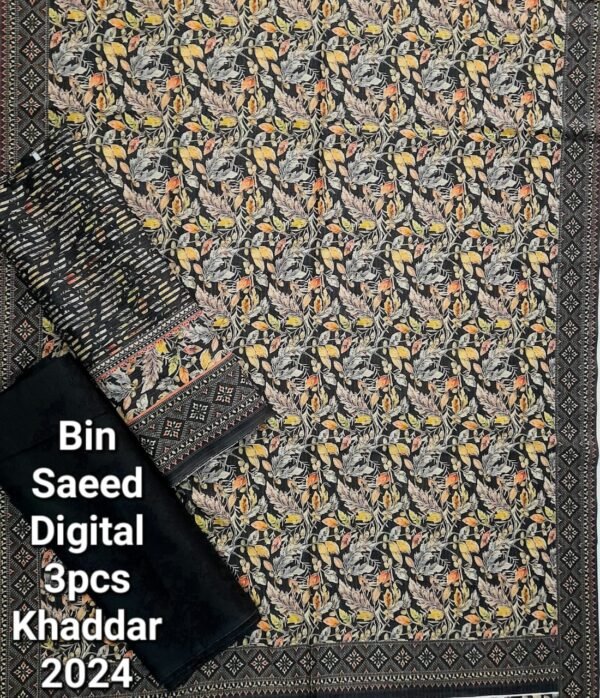 Bin Saeed Unstitched Digital Printed Khaddar Collection