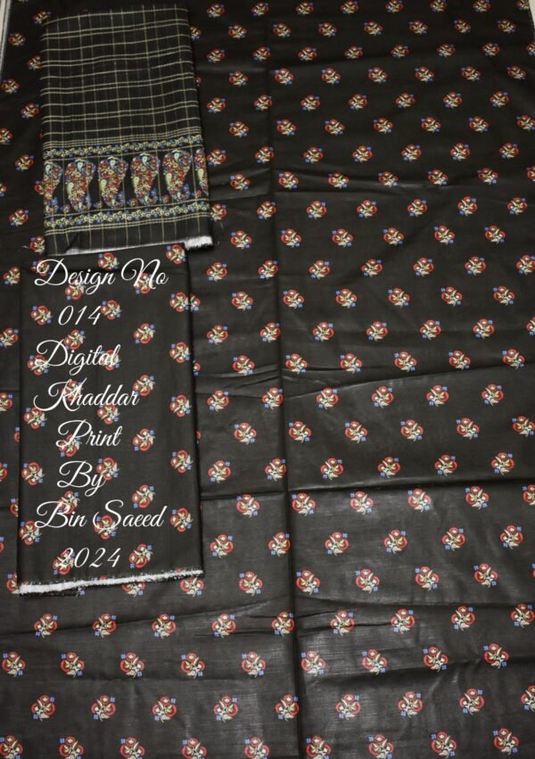 Bin Saeed Unstitched Digital Printed Khaddar Collection