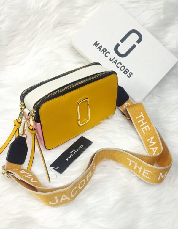 Premium Women’s Crossbody Bag - Elegant Design with Adjustable Strap - Mustard - Image 2
