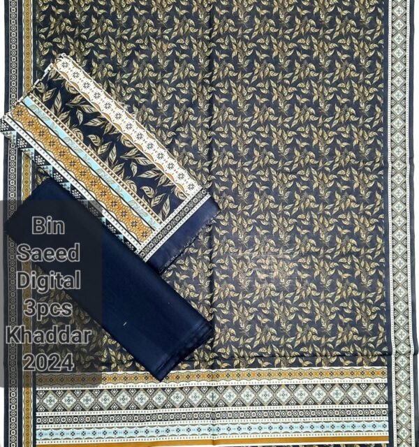 Bin Saeed Unstitched Digital Printed Khaddar Collection