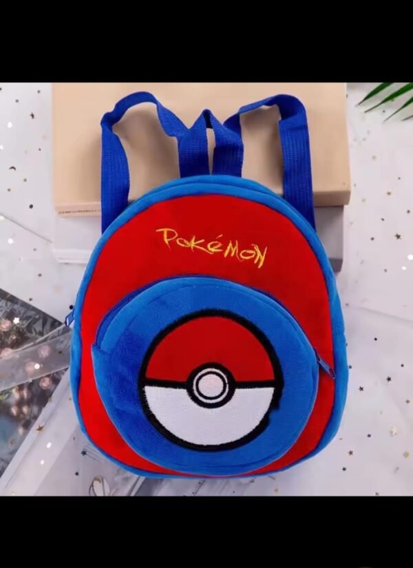 Premium Quality Cartoon Character Backpack for Small Kids - Pokémon - Image 2