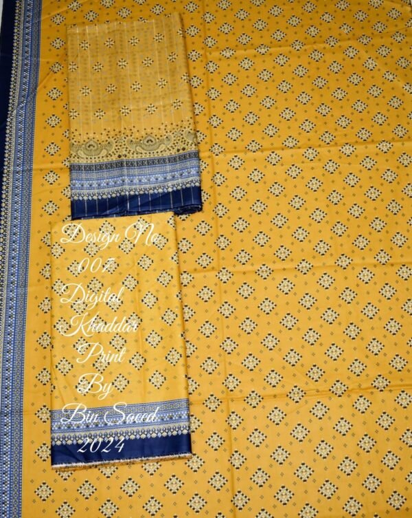 Bin Saeed Unstitched Digital Printed Khaddar Collection
