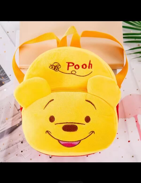 Premium Quality Cartoon Character Backpack for Small Kids - Pooh