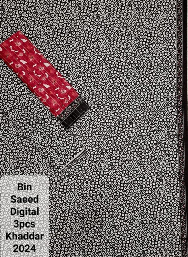 Bin Saeed Unstitched Digital Printed Khaddar Collection