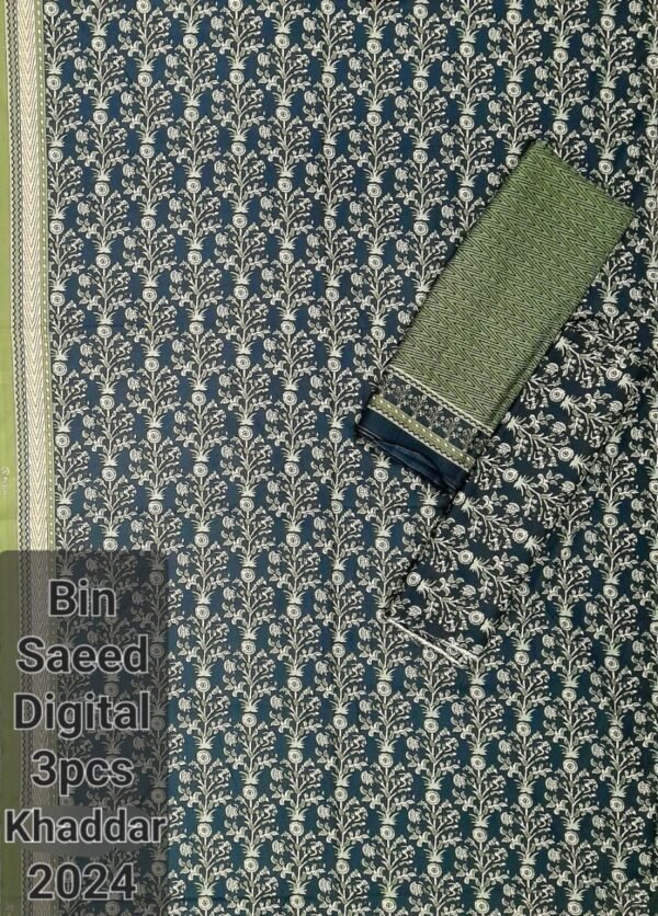 Bin Saeed Unstitched Digital Printed Khaddar Collection