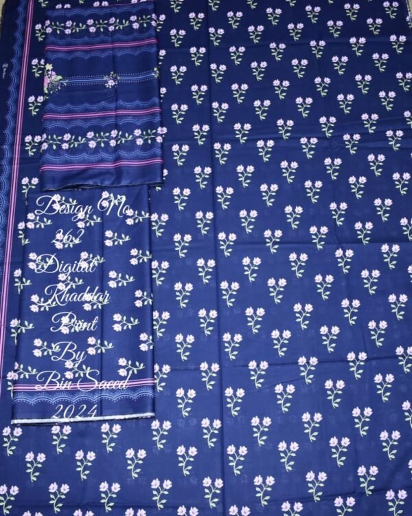 Bin Saeed Unstitched Digital Printed Khaddar Collection