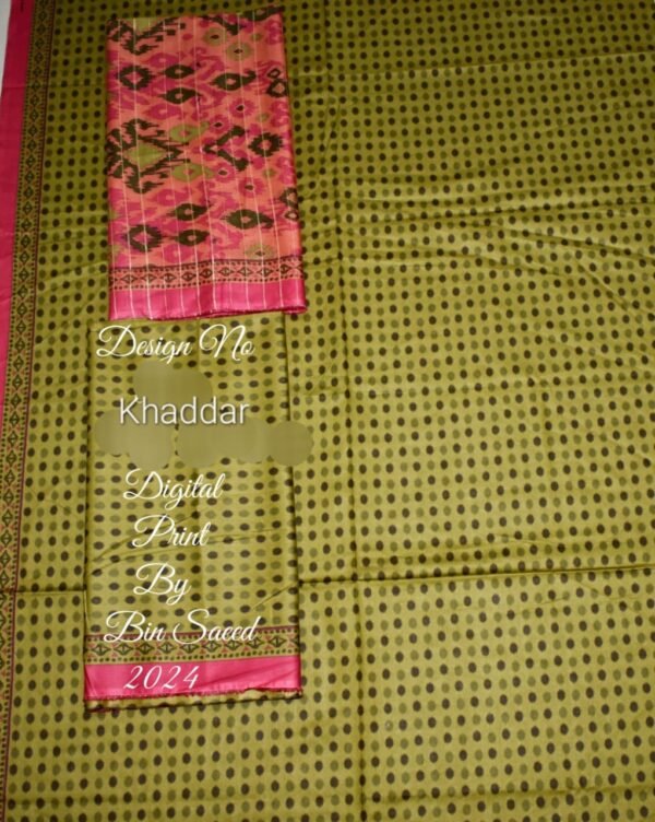 Bin Saeed Unstitched Digital Printed Khaddar Collection