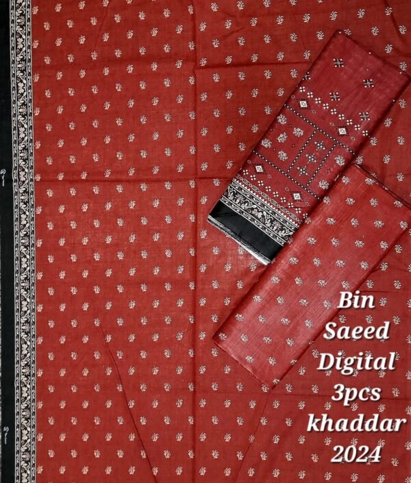 Bin Saeed Unstitched Digital Printed Khaddar Collection