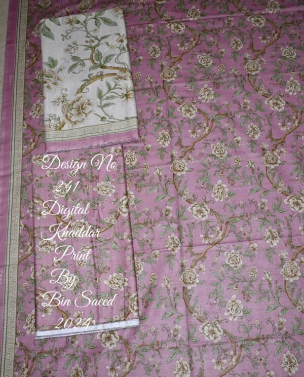 Bin Saeed Unstitched Digital Printed Khaddar Collection