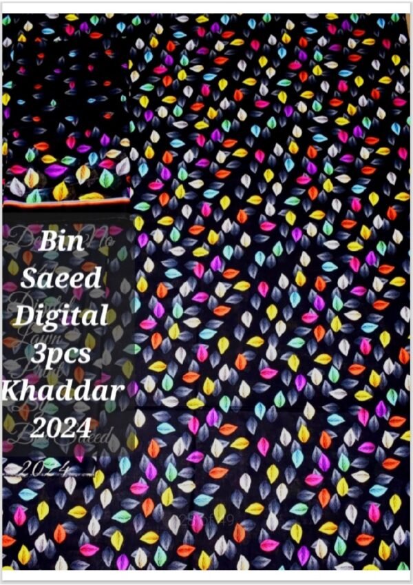 Bin Saeed Unstitched Digital Printed Khaddar Collection