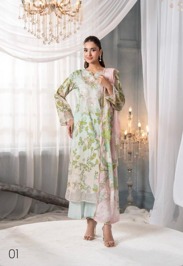 RANG E HAYA by GULL JEE – UNSTITCHED EXCLUSIVE EMBROIDERED LAWN COLLECTION VOL 4 – A1