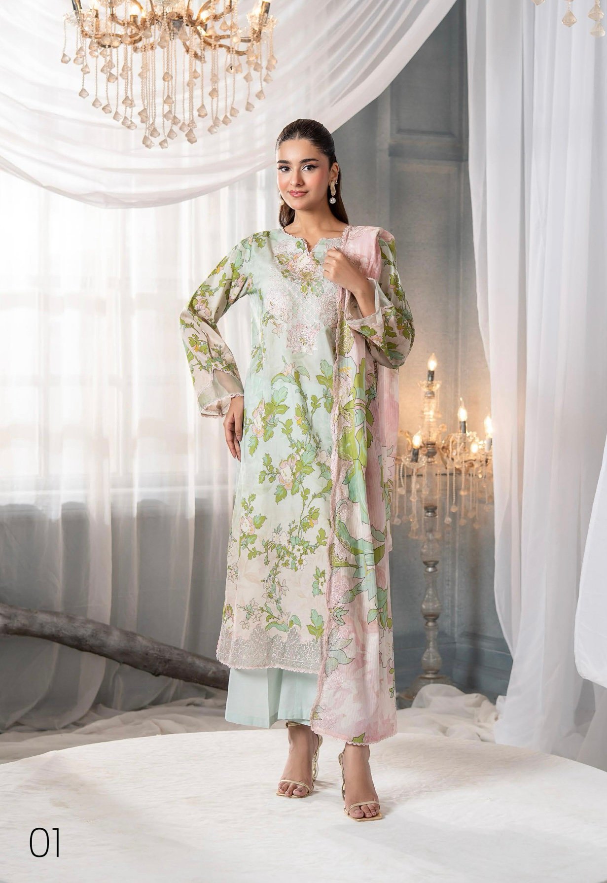 RANG E HAYA by GULL JEE – UNSTITCHED EXCLUSIVE EMBROIDERED LAWN COLLECTION VOL 4 – A1