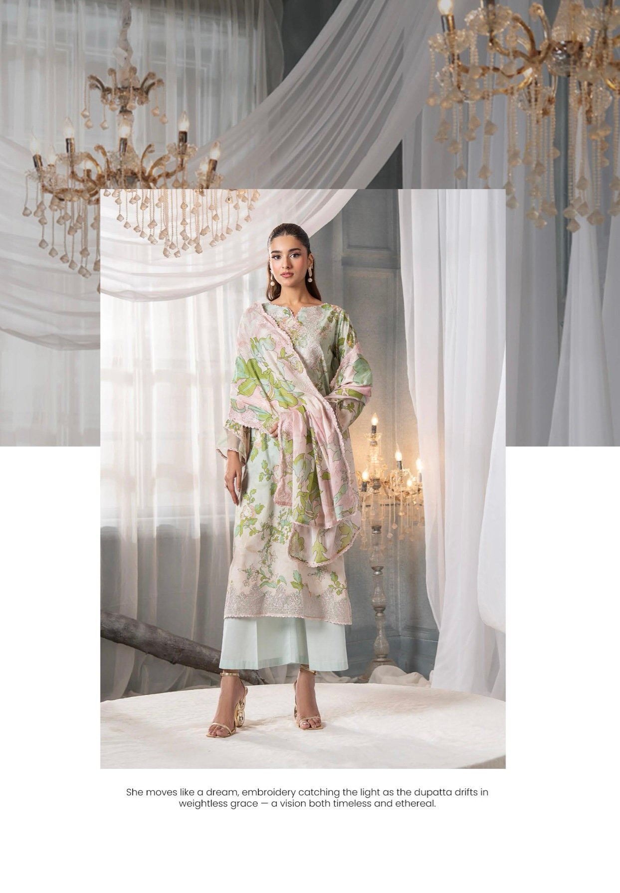 RANG E HAYA by GULL JEE – UNSTITCHED EXCLUSIVE EMBROIDERED LAWN COLLECTION VOL 4 – A1 - Image 3