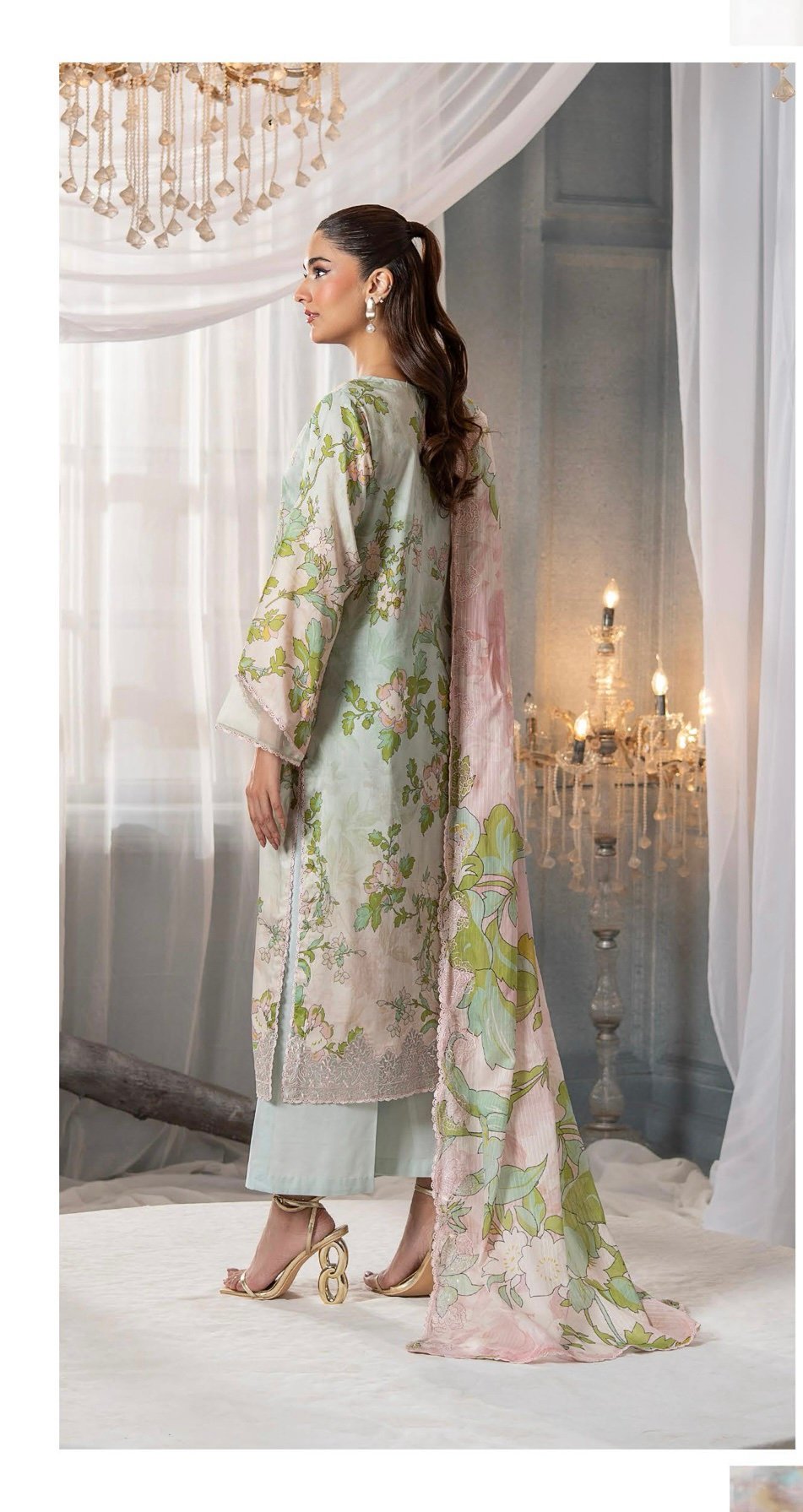 RANG E HAYA by GULL JEE – UNSTITCHED EXCLUSIVE EMBROIDERED LAWN COLLECTION VOL 4 – A1 - Image 2