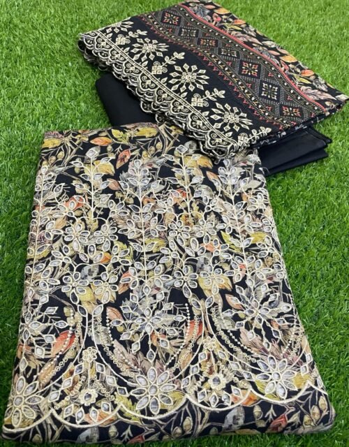 Bin Saeed Unstitched Khaddar Embroidered Collection