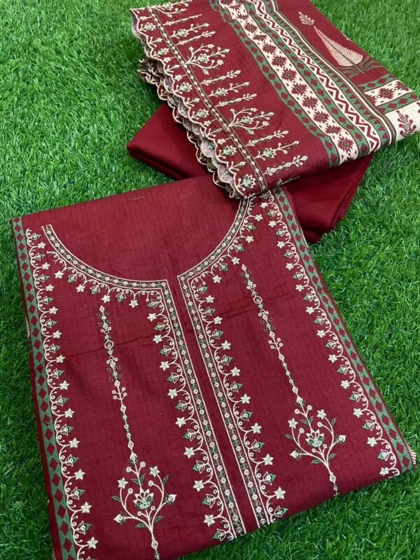 Bin Saeed Unstitched Khaddar Embroidered Collection