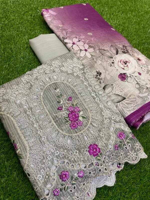 Bin Saeed Unstitched Khaddar Embroidered Collection