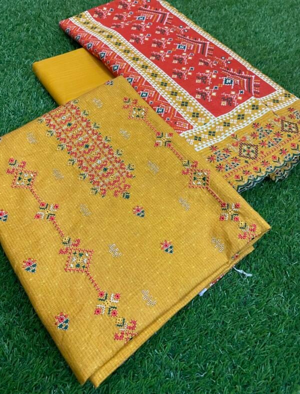 Bin Saeed Unstitched Khaddar Embroidered Collection