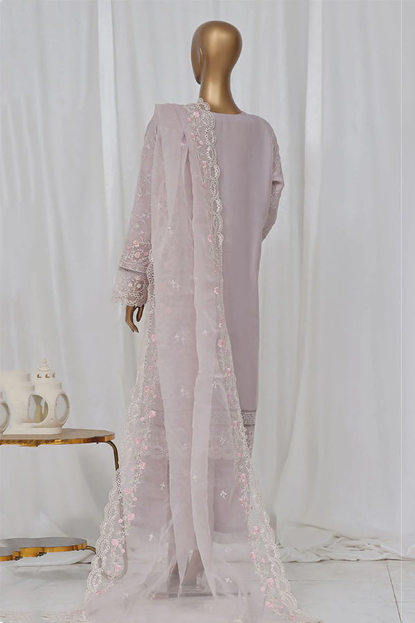 Mahpara By Sada Bahar Stitched 3 Piece Festive Formals Collection'2024-B-34-Plum - Image 3