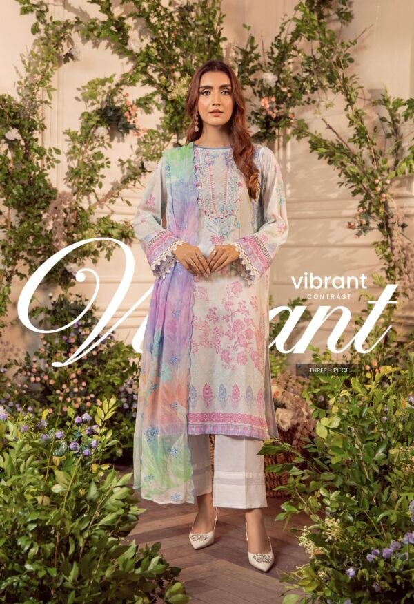 MEERA by Gull Jee - 3 PC UNSTITCHED (SHIRT TROUSER & DUPPATA) - A7