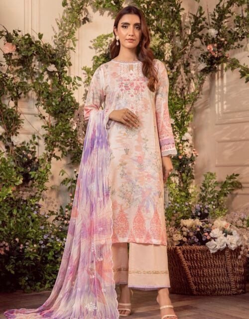 MEERA by Gull Jee - 3 PC UNSTITCHED (SHIRT TROUSER & DUPPATA) - A9