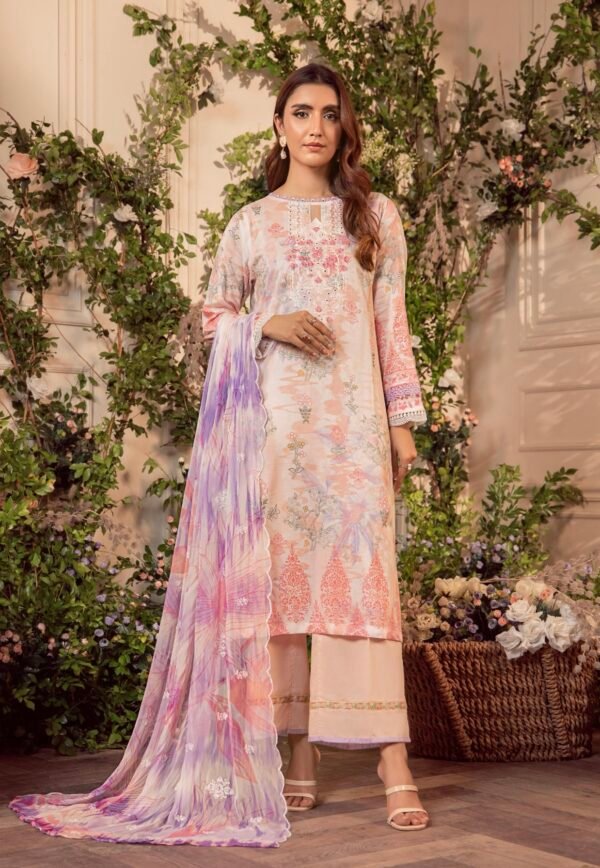 MEERA by Gull Jee - 3 PC UNSTITCHED (SHIRT TROUSER & DUPPATA) - A9