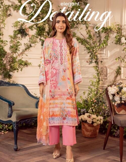 MEERA by Gull Jee - 3 PC UNSTITCHED (SHIRT TROUSER & DUPPATA) - A11