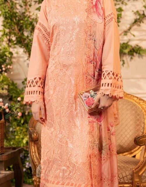 GUL PAIRHAN by Gull Jee - 3 PC UNSTITCHED (SHIRT TROUSER & DUPPATA) - D3