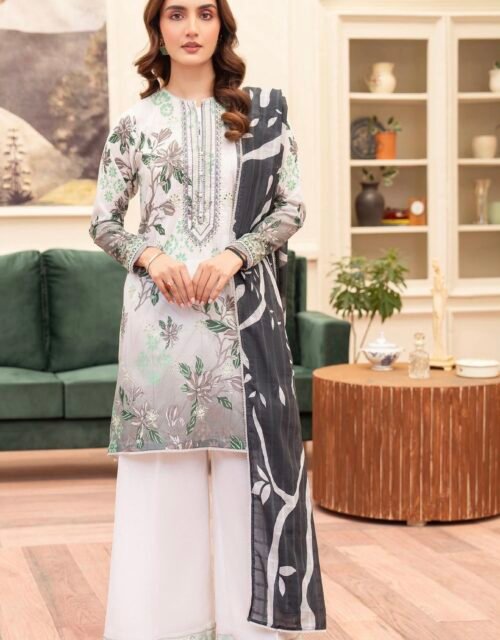 KROMA by Gull Jee - 3 PC UNSTITCHED (SHIRT TROUSER & DUPPATA) - D1