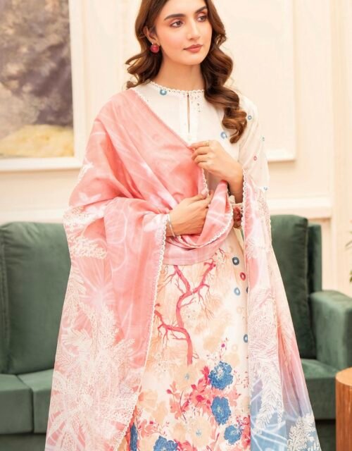 KROMA by Gull Jee - 3 PC UNSTITCHED (SHIRT TROUSER & DUPPATA) - D5