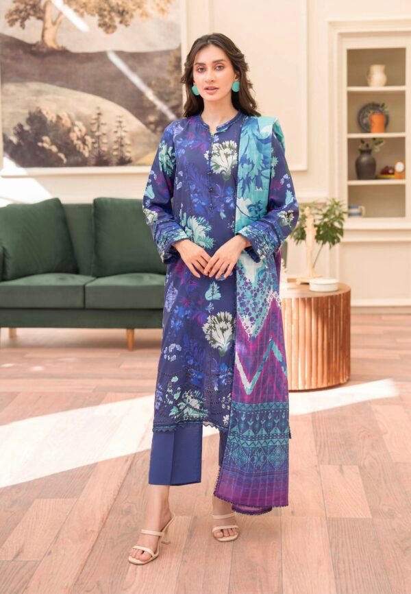 KROMA by Gull Jee - 3 PC UNSTITCHED (SHIRT TROUSER & DUPPATA) - D9