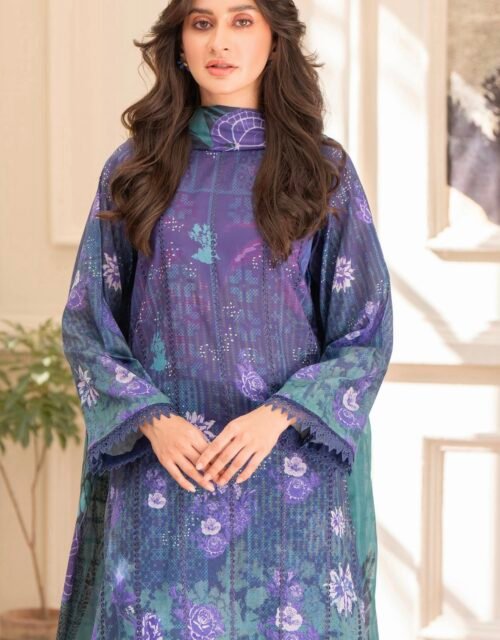 KROMA by Gull Jee - 3 PC UNSTITCHED (SHIRT TROUSER & DUPPATA) - D11