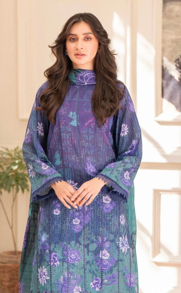 KROMA by Gull Jee - 3 PC UNSTITCHED (SHIRT TROUSER & DUPPATA) - D11
