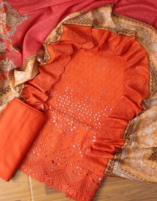 Bin Saeed Unstitched Cotton Embroidered Collection