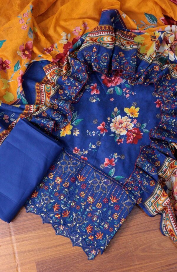 Bin Saeed Unstitched Cotton Embroidered Collection