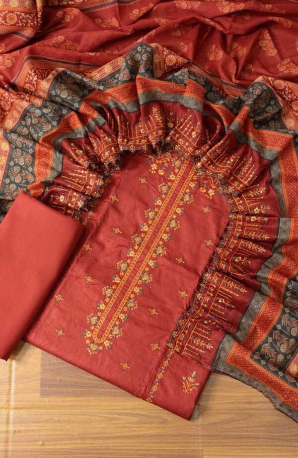 Bin Saeed Unstitched Cotton Embroidered Collection