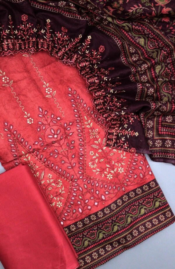 Bin Saeed Unstitched Cotton Embroidered Collection