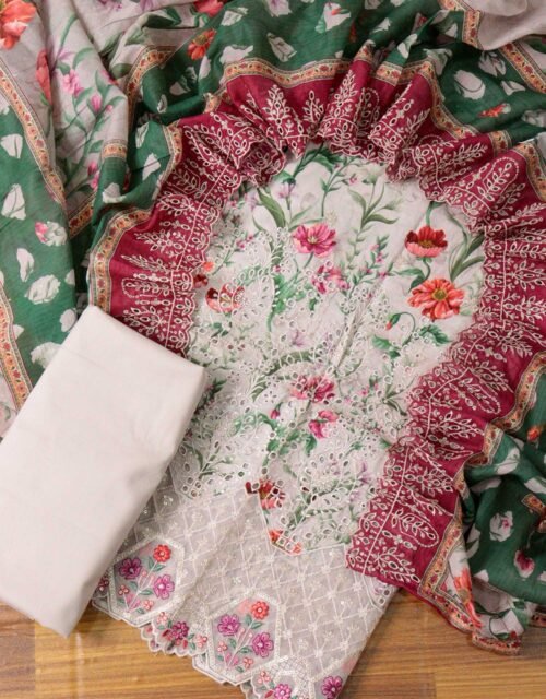 Bin Saeed Unstitched Cotton Embroidered Collection
