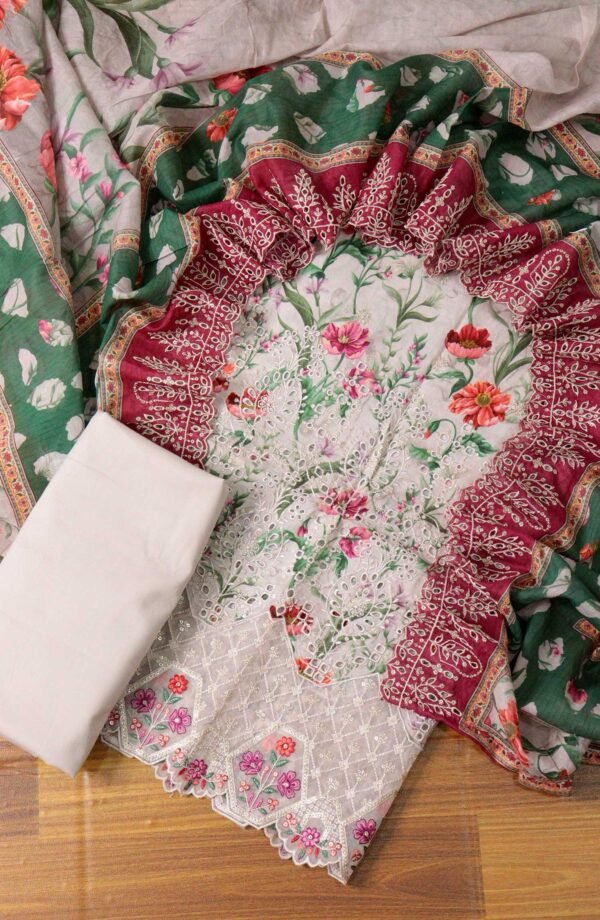 Bin Saeed Unstitched Cotton Embroidered Collection
