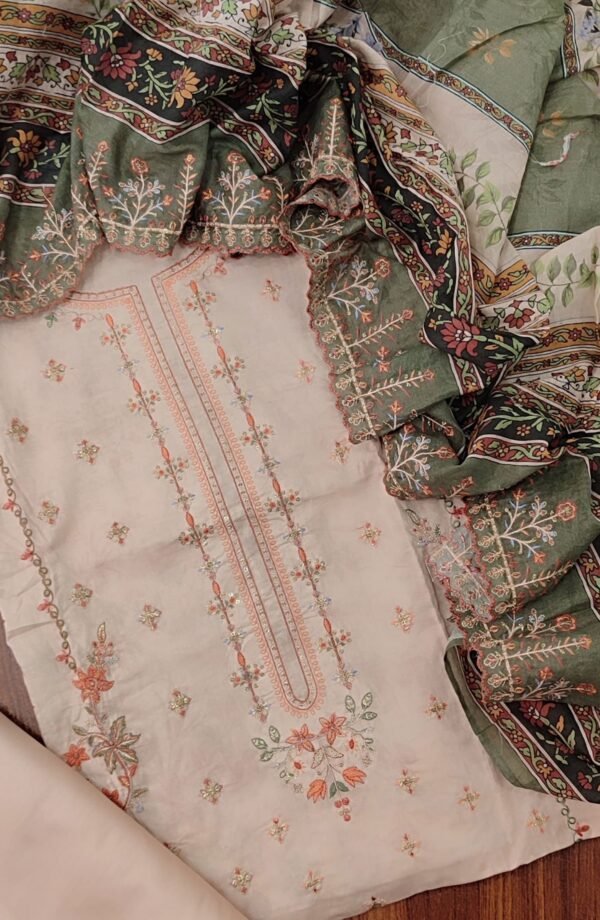 Bin Saeed Unstitched Cotton Embroidered Collection