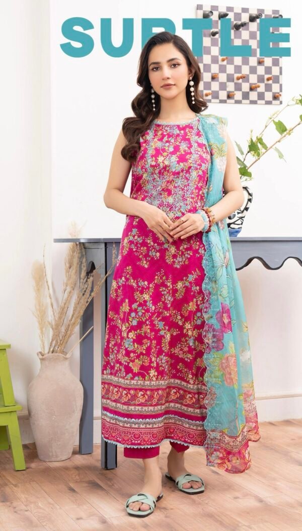 Rang Pasand by Gull Jee - PREMIUM 3 PC UNSTITCHED EMBROIDERED COLLECTION- A04