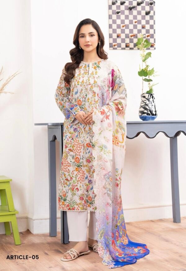 Rang Pasand by Gull Jee - PREMIUM 3 PC UNSTITCHED EMBROIDERED COLLECTION- A05